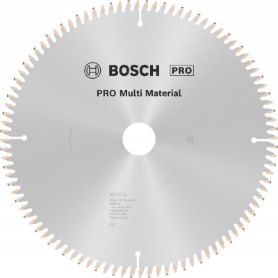 BOSCH  - 2608640451 Lame de scie circulaire Multimaterial 254x3.2/2.5x30D: 96TR-F