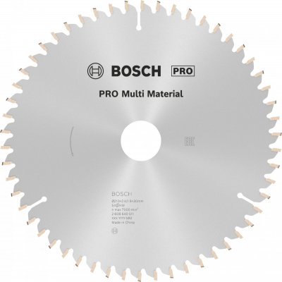BOSCH  2608640511 Lame de scie circulaire Multi Material h 210x30-54