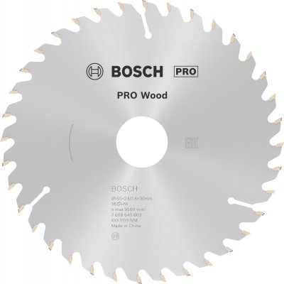 BOSCH  - 2608640603 Lame de scie circulaire Optiline Wood