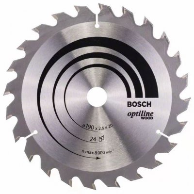 BOSCH  - 2608640612 Lame de scie circulaire Optiline Wood