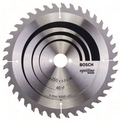 BOSCH  - 2608640670 Lame de scie circulaire Optiline Wood