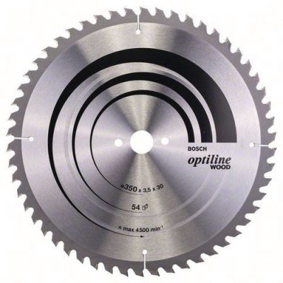 BOSCH  - 2608640674 Lame de scie circulaire Optiline Wood