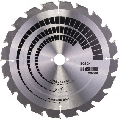 BOSCH  2608640691 Lame de scie circulaire cw wo s 315x30-20