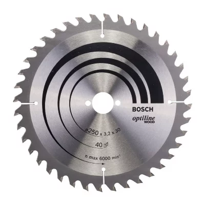 BOSCH  - 2608640728 Lame de scie circulaire Optiline Wood
