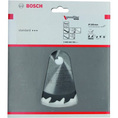 BOSCH  - 2608640785 Lame de scie circulaire Speedline Wood