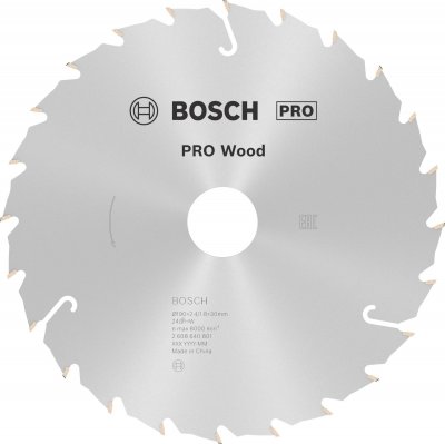 BOSCH  - 2608640801 Lame de scie circulaire Speedline Wood