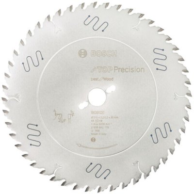 BOSCH  - 2608642119 Lame de scie circulaire Top Precision Best for Wood