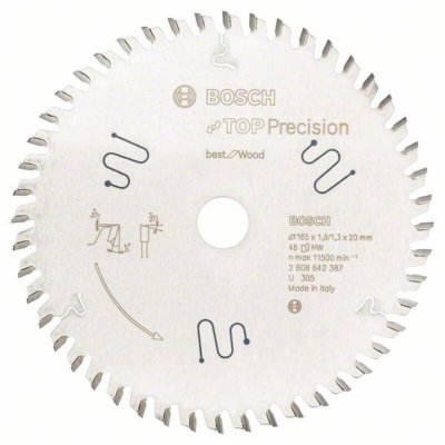 BOSCH  2608642387 Top Id&eacute;al Pour Multi Mat&eacute;riaux Pr&eacute;cision Lame De Scie Circulaire