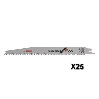 BOSCH ACCESORIOS Bosch 2608650463 Lot De 25 Lames Pour Scie Sabre 2345 X