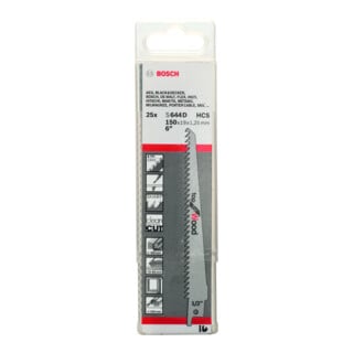BOSCH  2608650464 Lot De 25 Lames Pour Scie Sabre S 644 D