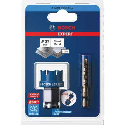 BOSCH  - 2608900495 Scie Cloche Expert T&ocirc;le 27 x 40 mm