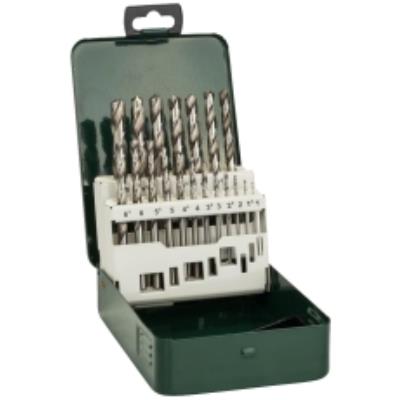 BOSCH  2609255062 Set De 19 Forets &agrave; M&eacute;taux Rectifi&eacute;s Hss-G Din 338