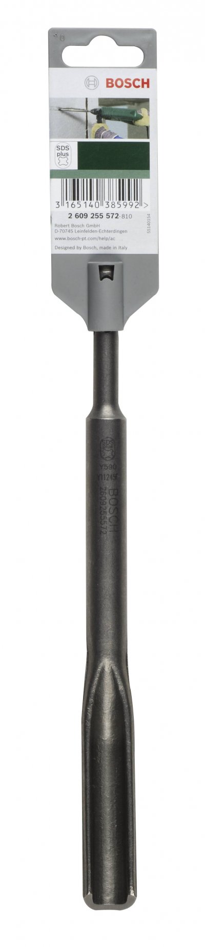 BOSCH  2609255572 Gouge Coud&eacute;e Pour Marteau Perforateur Largeur 22 Mm Longueur 250 Mm