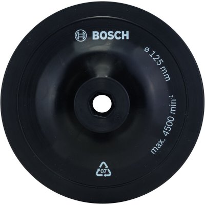 BOSCH  2609256281 Plateaux de pon&ccedil;age pour perceuses, 125 mm, &agrave; serrer