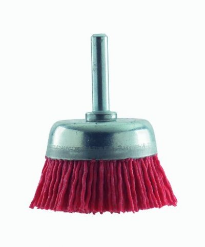 BOSCH  2609256523 Brosse Boisseau Pour Perceuse Fils Nylon Et Abrasif Corindon G80 6 X 50 Mm