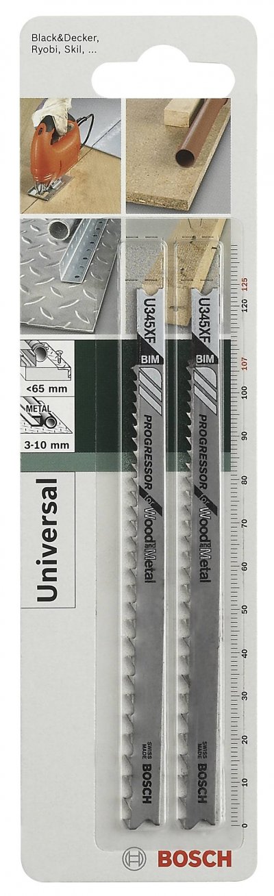 BOSCH  2609256772 BIM - U 345 XF Lame de scie sauteuse universelle