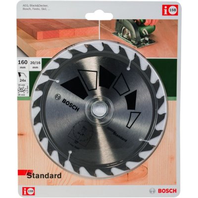 BOSCH  - 2609256810 Lame de scie circulaire standard &oslash; 160 mm
