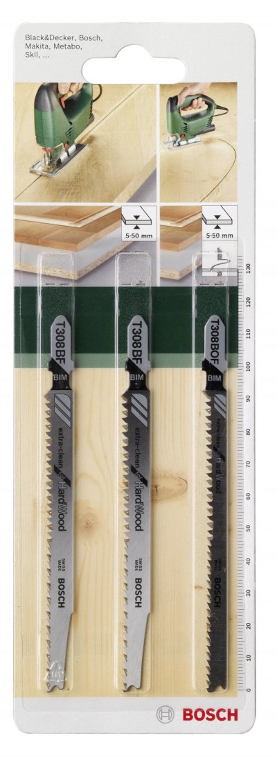 BOSCH ACCESSORIES Bosch 2609256A13 Assortiment De Lames De Scie Sauteuse 3 Pi&egrave;ces