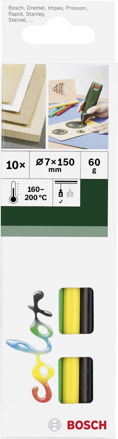 BOSCH  - 2609256D30 b&acirc;tons de colle 7 mm de diam&egrave;tre
