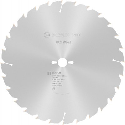 BOSCH  - 400 x 30 x 3,2 mm Construction de lame de scie circulaire en bois