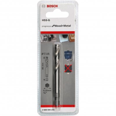 BOSCH  5 Foret De Centrage Pour Adaptateur De Changement Rapide