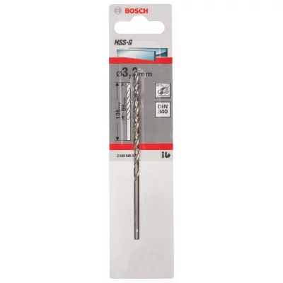 BOSCH  5 Forets &Agrave; M&eacute;taux Rectifi&eacute;s Hss-g S&eacute;rie Longue 4,2 78 119 Mm
