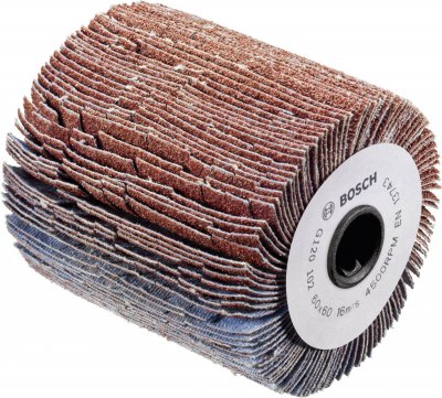 BOSCH  - abrasif bois pour ponceuse prr 250 es 60 mm G120 rouge