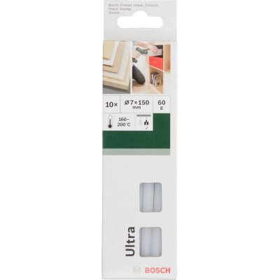 BOSCH  Accessoires - 10 batonnets colle &oslash;7mm 150mm -