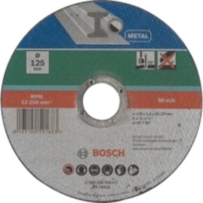 BOSCH  Accessoires - disque 125 x 1,6 acier plat -