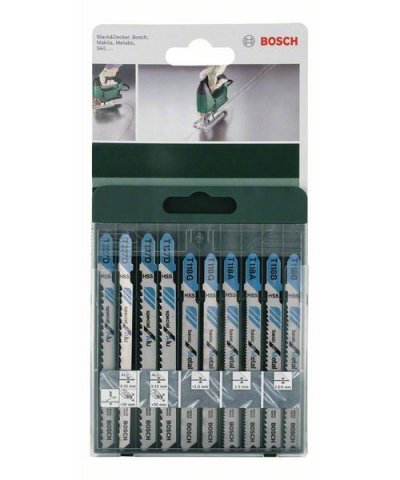 BOSCH ACCESSORIES Bosch accessoires - set 10 lames scie sauteuse - BOS3165140391023