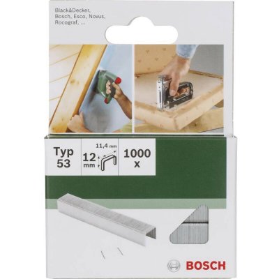 BOSCH  accessoires - set 1000 agrafes 14mm type 53 BOS3165140392747