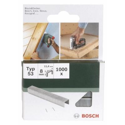 BOSCH  accessoires - set 1000 agrafes 18mm type 53 BOS3165140392754