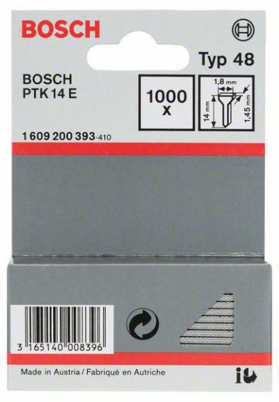 BOSCH  Accessories 1609200393 Clou Lot de 1000 14 mm
