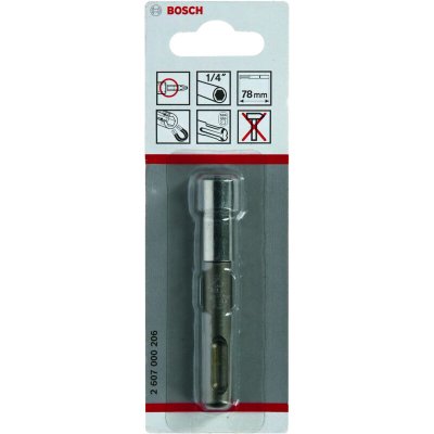 BOSCH  Accessories 2 607 000 206 Porte-embout universel 0,6 cm / 78 mm