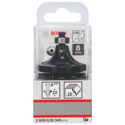 BOSCH  Accessories 2 608 628 345 Fraise &agrave; Arrondir 8 mm 15 x 20 x 66 mm