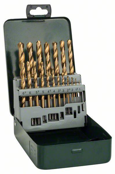 BOSCH  Accessories 2607019437 Coffret de m&egrave;ches HSS-R Lot de 19
