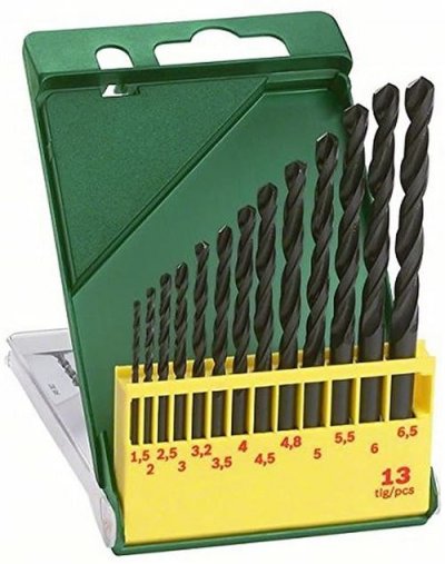BOSCH  Accessories 2607019441 Coffret de m&egrave;ches HSS-R Lot de 13