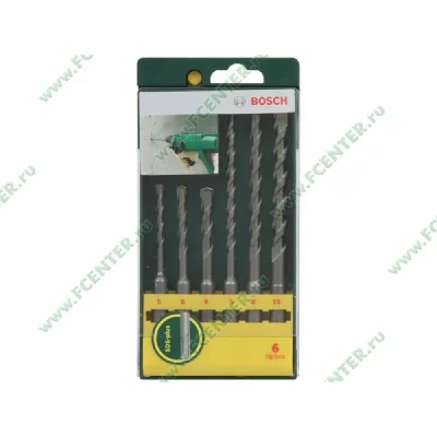 BOSCH  Accessories 2607019447 Coffret de m&egrave;ches SDS Plus S2 6 pi&egrave;ces