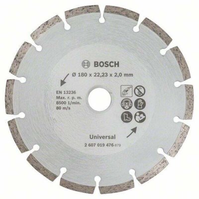 BOSCH  Accessories 2607019476 Disque diamant mat&eacute;riaux 180 mm