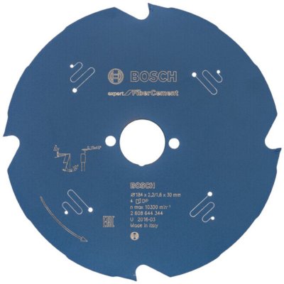 BOSCH  Accessories 2608644344 - Disco de sierra circular CSB Expert FiberCement: 184x30x4D