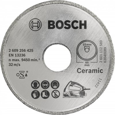 BOSCH  Accessories 2609256425 Disque &agrave; tron&ccedil;onner diamant&eacute; 65 x 15 mm