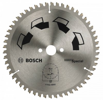 BOSCH  Accessories 2609256891 Lame de scie circulaire Sp&eacute;cial 190 mm