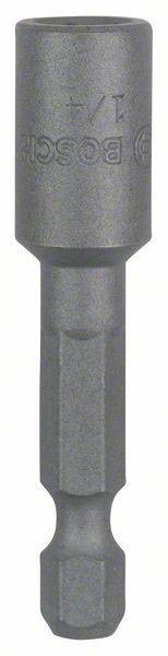 BOSCH  Accessories Douilles avec Aimant, 1/4"" Cote sur Plats, 50mm Longueur