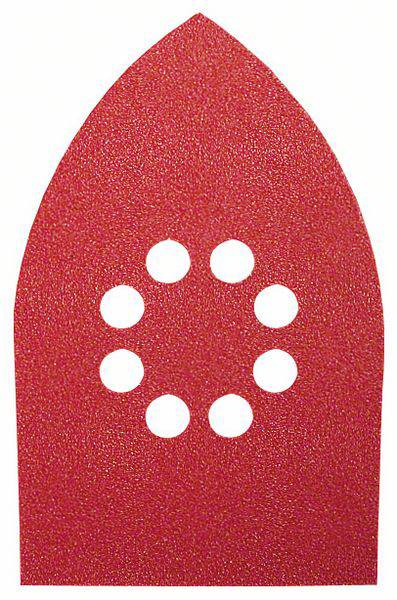BOSCH  Accessories Feuille Abrasive, 40 Grain, 100mm x 170mm, Lot de 5