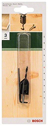 GENERIQUE Bosch Accessories Foret &agrave; bois avec fraise &agrave; lamer Diam&egrave;tre 3 mm