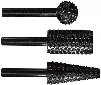 BOSCH  - Assortiment de 3 r&acirc;pes &agrave; bois &Oslash;6mm 2609255302 C96849