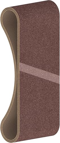 BOSCH ACCESSORIES Bosch Bandes Abrasives, Jeu De 3 Pi&egrave;ces (102 X 552 Mm, 120) 4 Unit&eacute;s