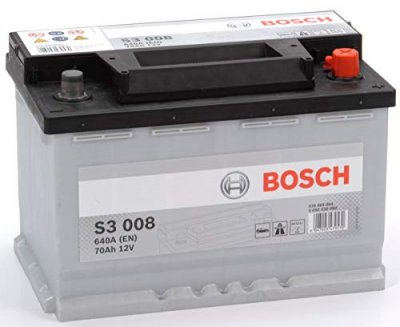 BOSCH  Batterie Auto S3008 70Ah 640A / + &agrave; droite