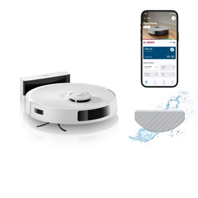 BOSCH  Bcrc2w Robot Aspirateur Blanc