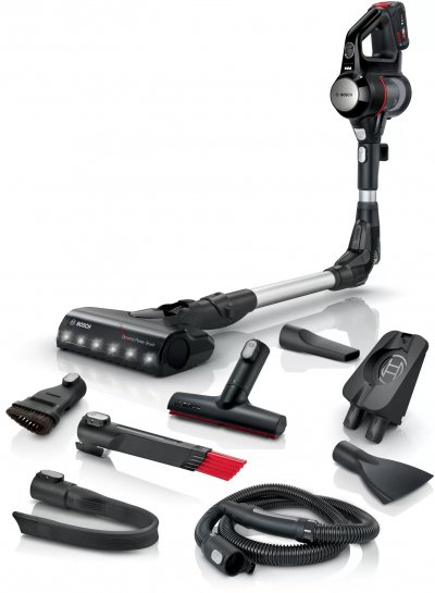 BOSCH  BCS711PET Aspirateur balai sans fil, Noir & Rouge - Neuf
